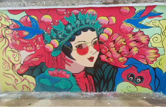 镇雄墙体彩绘-网红墙