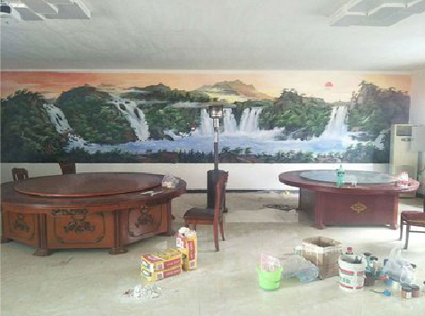 镇雄墙绘-写实风景