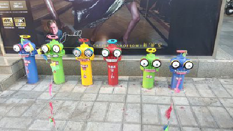 镇雄商业区彩绘