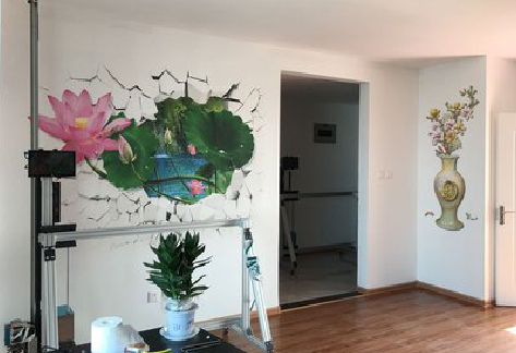 镇雄墙体彩绘相比墙纸的优势。