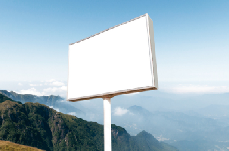 镇雄户外广告变革的趋势。