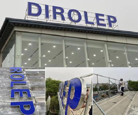 镇雄楼顶发光字安装的注意事项。